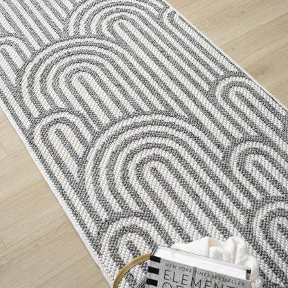 Solace 171 Granite Flatweave Hallway Runner