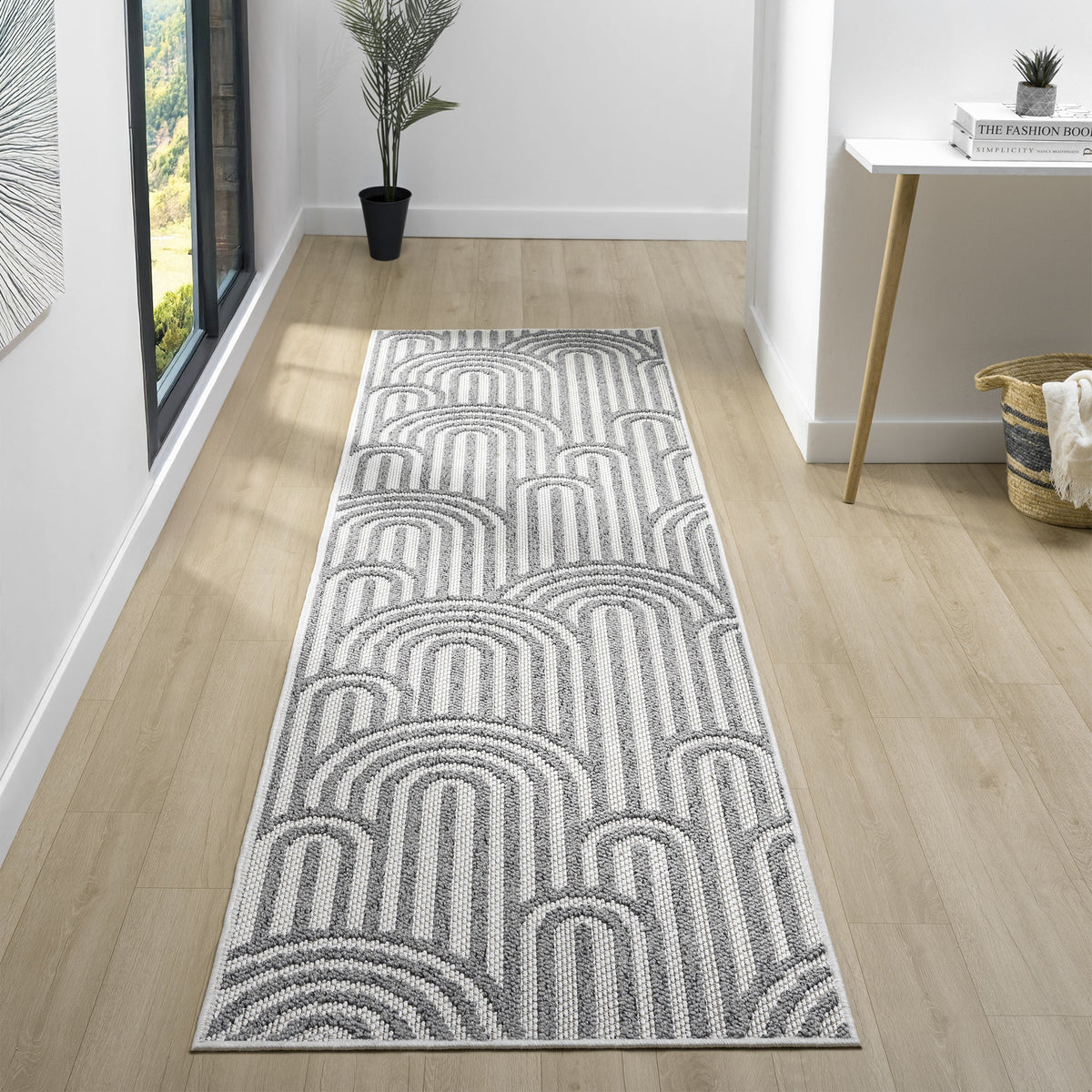 Solace 171 Granite Flatweave Hallway Runner