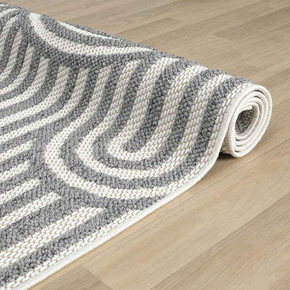 Solace 171 Granite Flatweave Hallway Runner