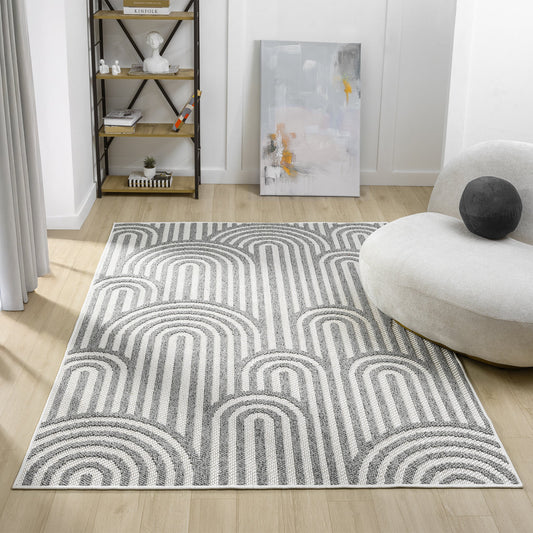 Solace 171 Granite Flatweave Rug