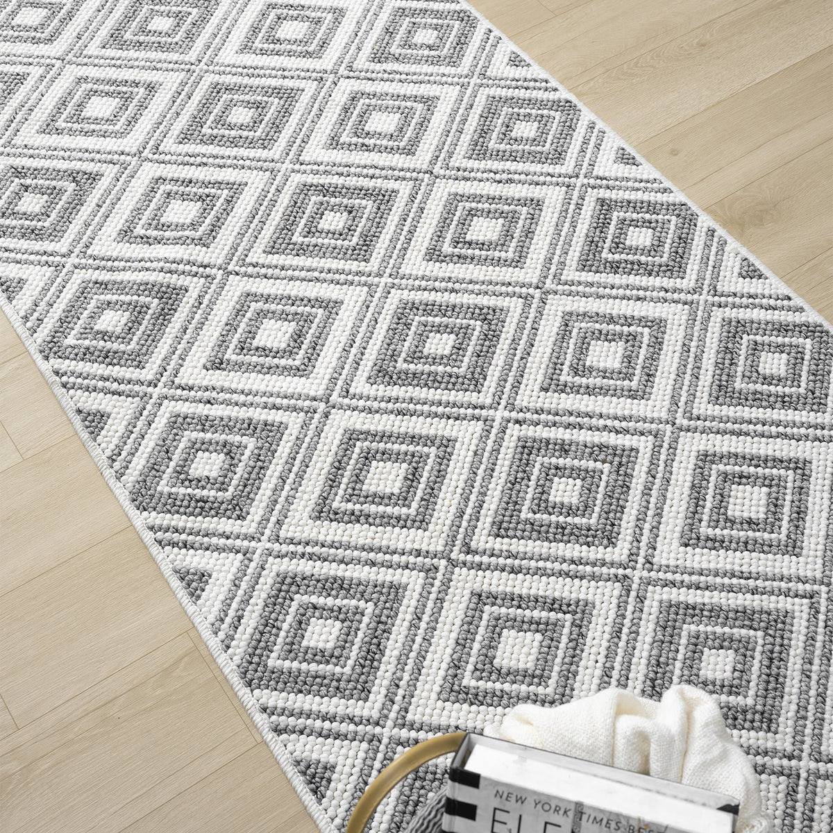 Solace 172 Slate Flatweave Hallway Runner