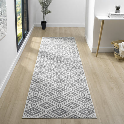 Solace 172 Slate Flatweave Hallway Runner