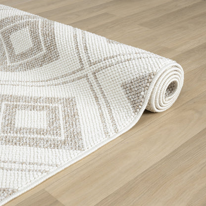 Solace 174 Pebble Flatweave Hallway Runner