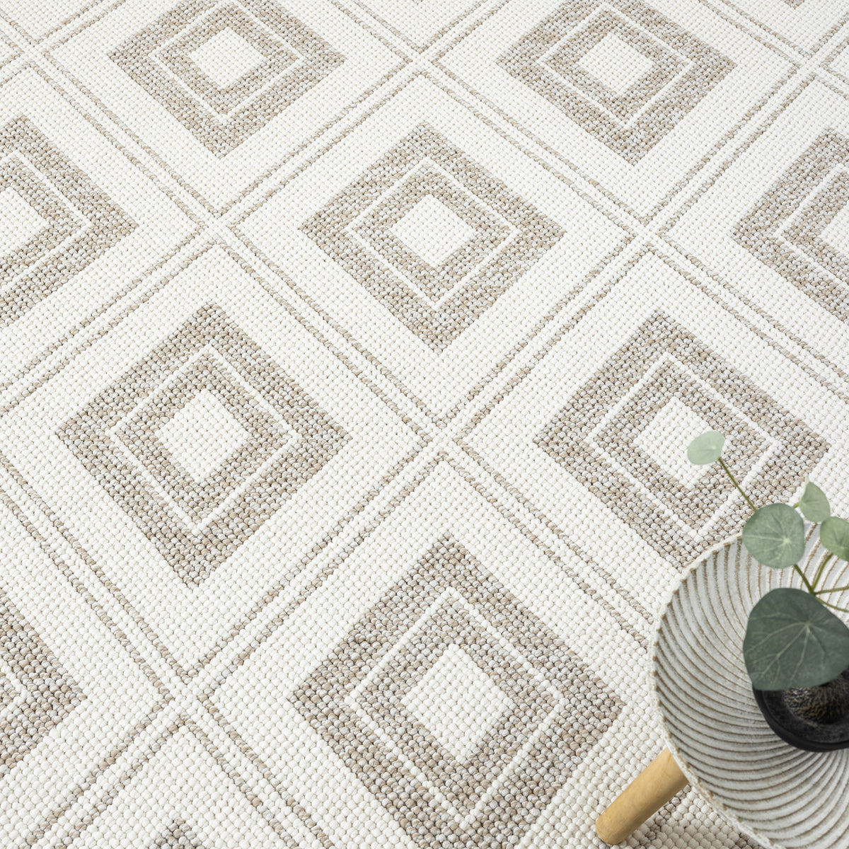 Solace 174 Pebble Flatweave Rug