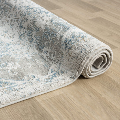 Stella 517 Lt Grey Modern Hallway Runner