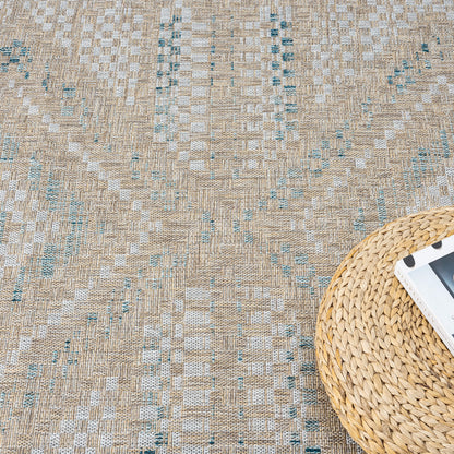 Terrace 550 Ash Indoor Outdoor Modern Rug