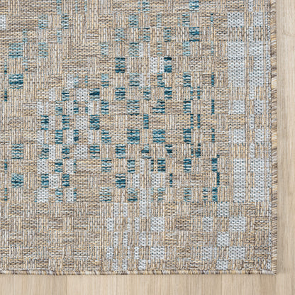Terrace 550 Ash Indoor Outdoor Modern Rug