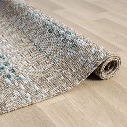 Terrace 550 Ash Indoor Outdoor Modern Rug