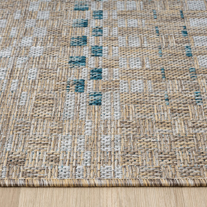 Terrace 550 Ash Indoor Outdoor Modern Rug