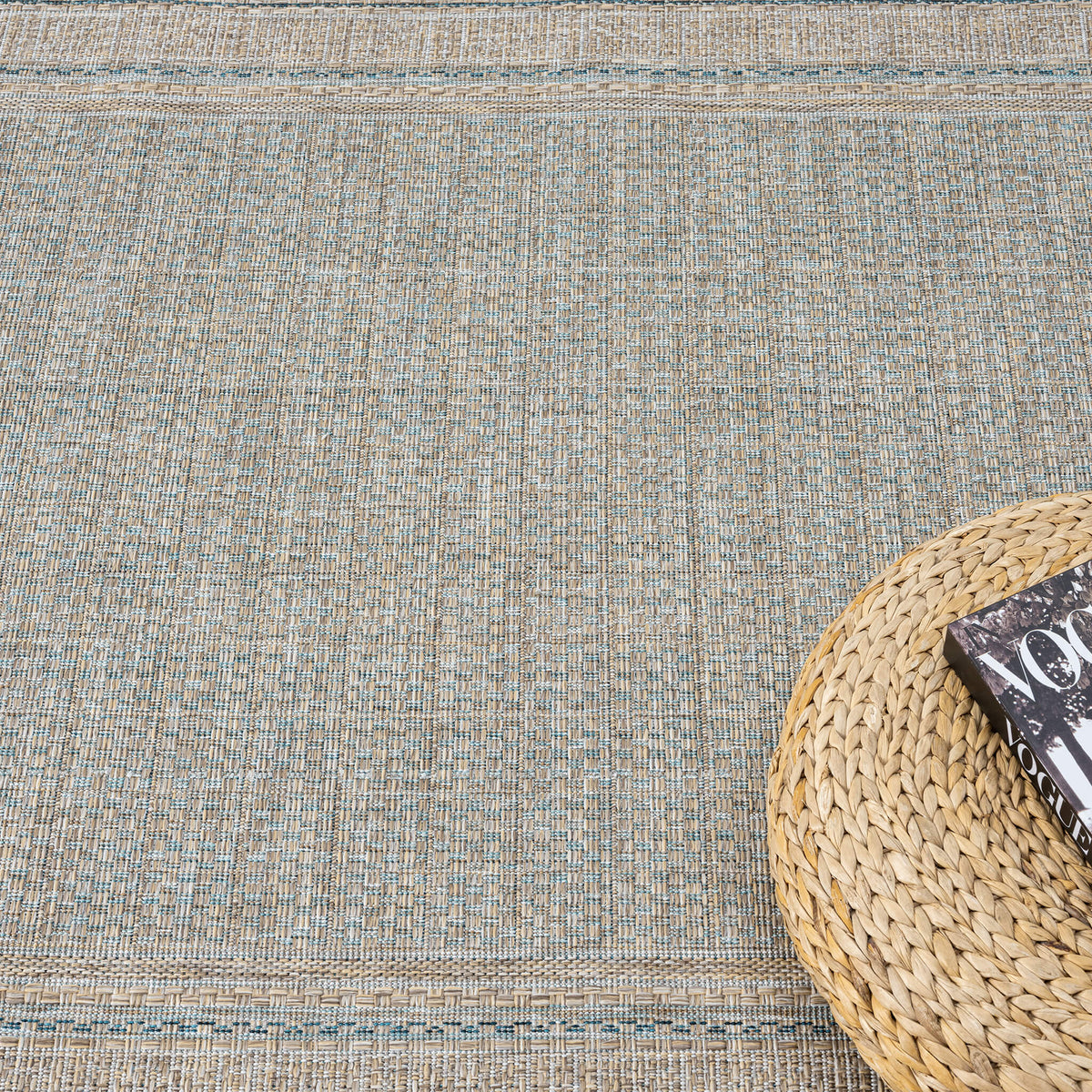 Terrace 553 Olive Indoor Outdoor Modern Rug