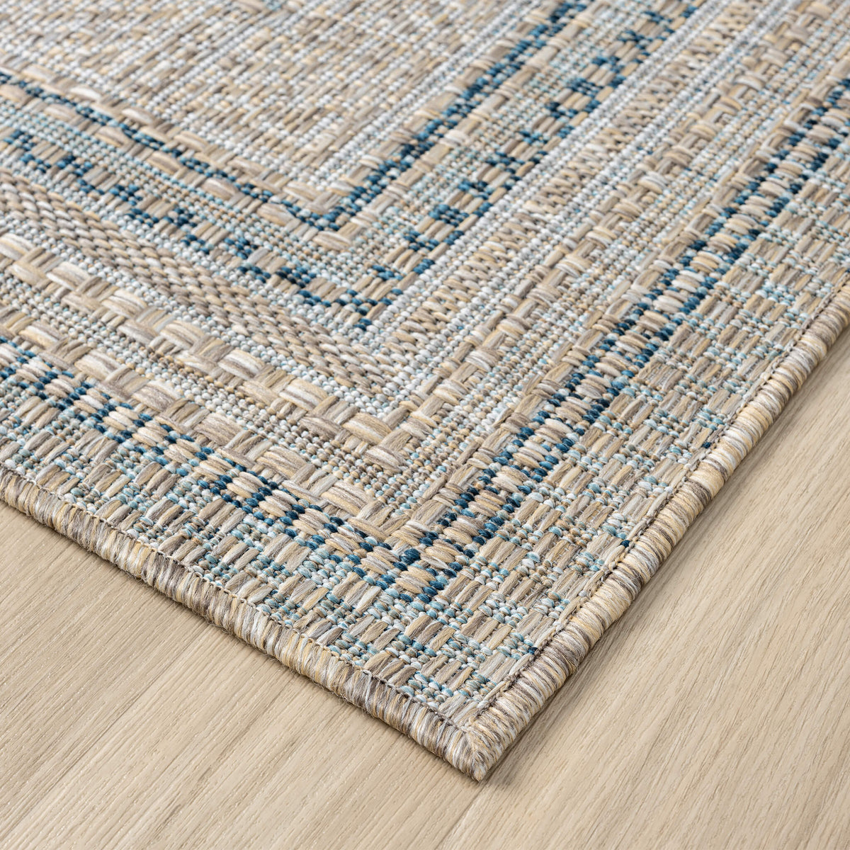 Terrace 553 Olive Indoor Outdoor Modern Rug