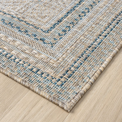 Terrace 553 Olive Indoor Outdoor Modern Rug