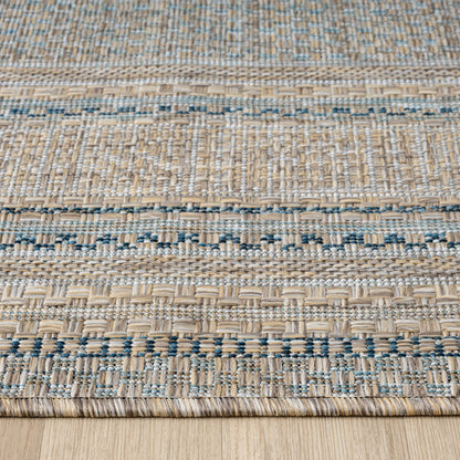 Terrace 553 Olive Indoor Outdoor Modern Rug