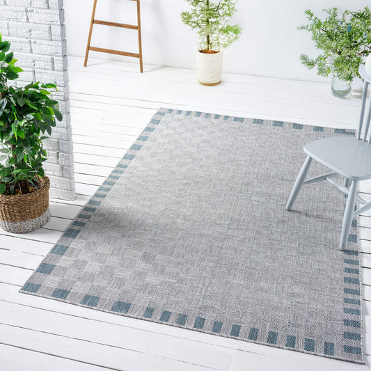 Terrace 555 Cloud Indoor Outdoor Modern Rug