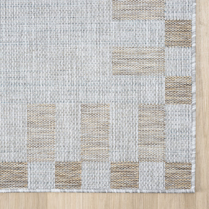 Terrace 557 Slate Indoor Outdoor Modern Rug