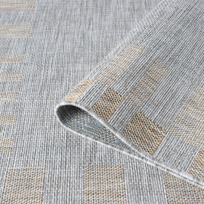 Terrace 557 Slate Indoor Outdoor Modern Rug