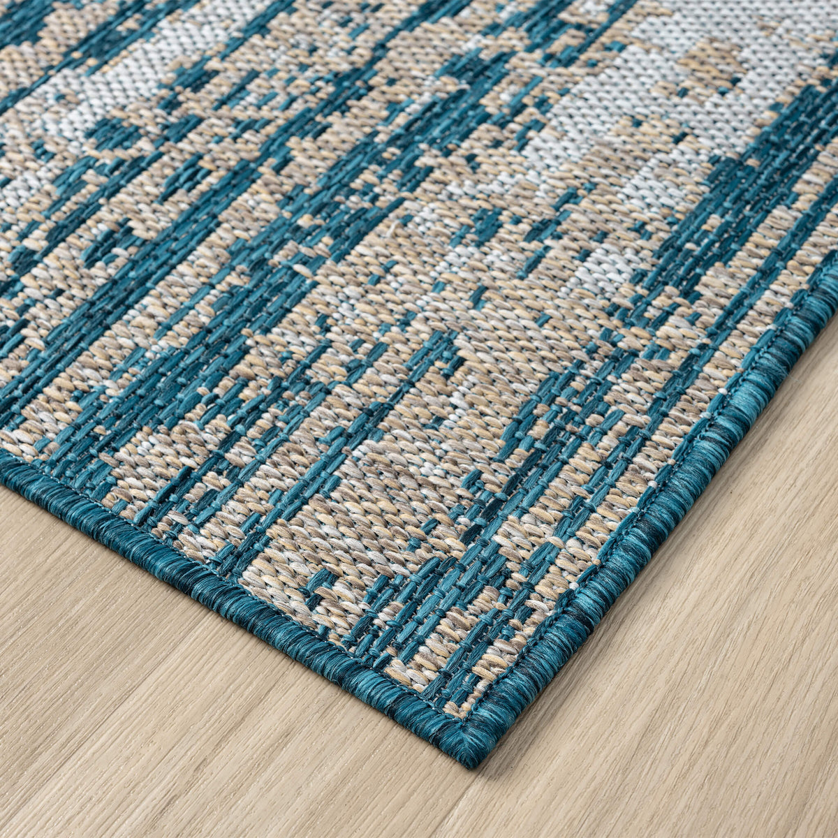Terrace 559 Indigo Indoor Outdoor Modern Rug
