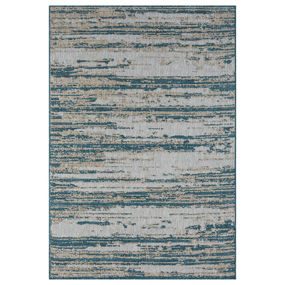 Terrace 559 Indigo Indoor Outdoor Modern Rug