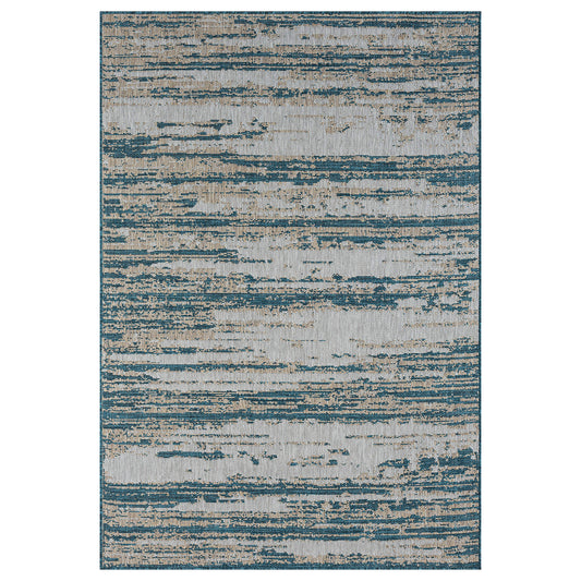 Terrace 559 Indigo Indoor Outdoor Modern Rug
