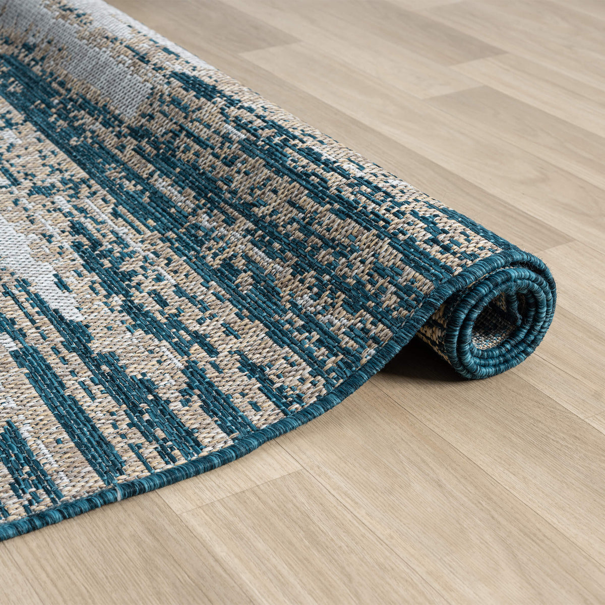 Terrace 559 Indigo Indoor Outdoor Modern Rug