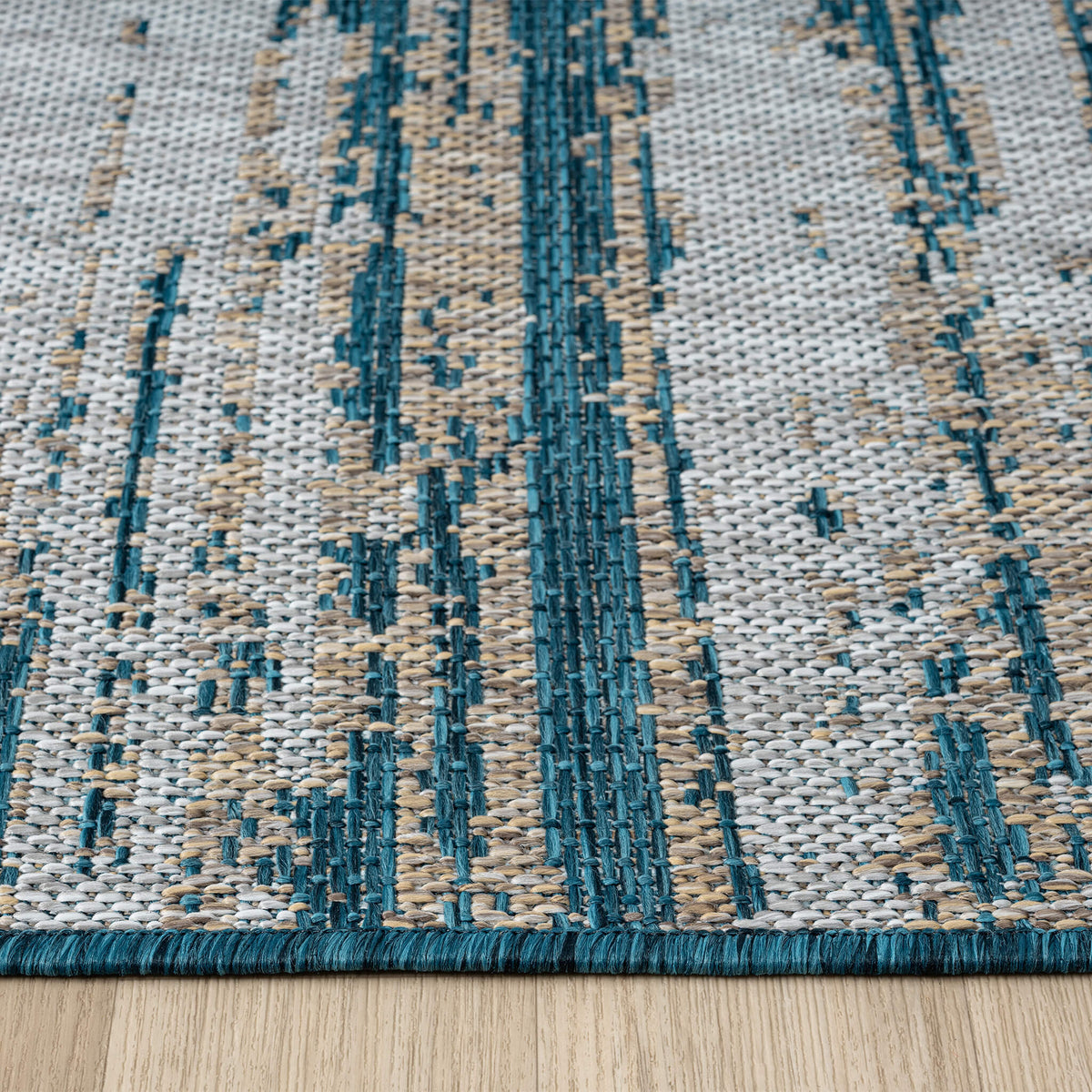 Terrace 559 Indigo Indoor Outdoor Modern Rug