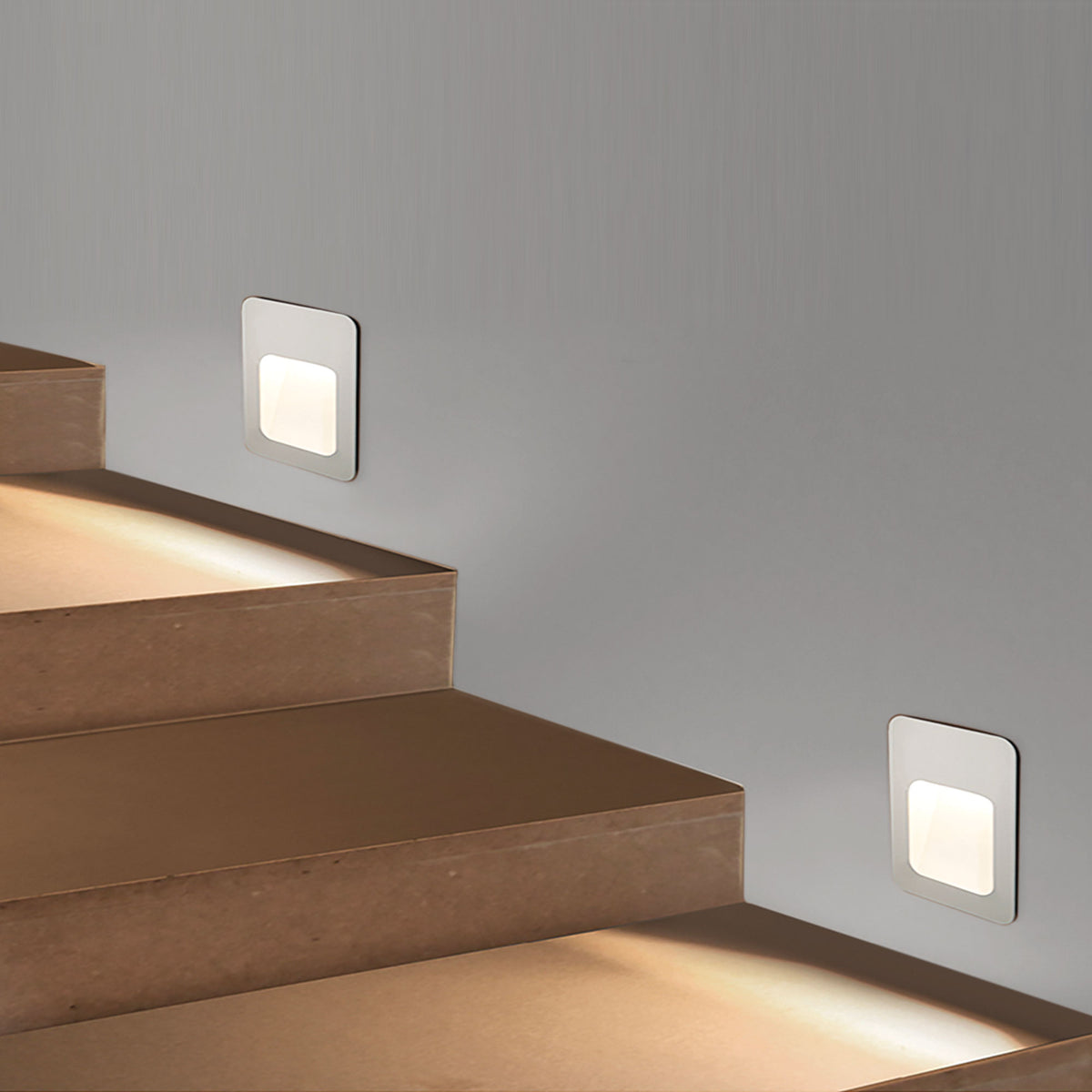 3W Tri-Colour Recessed Wall Light - Peko.3 Tricolour