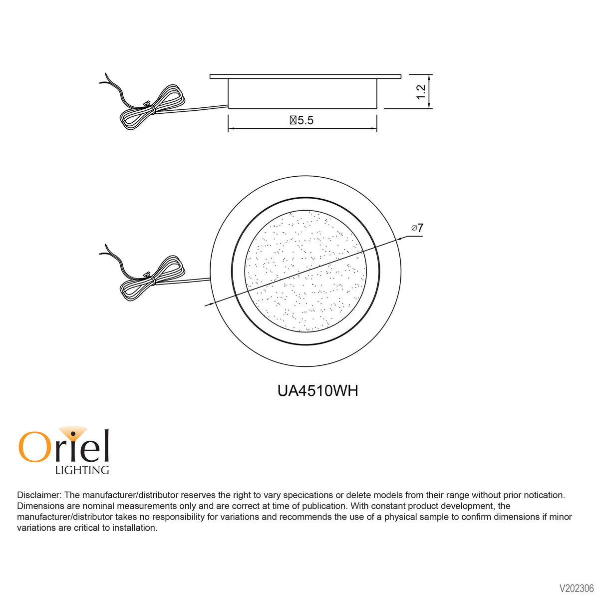 Low Profile LED Cabinet Light White 10mm Recess - Magro LED White