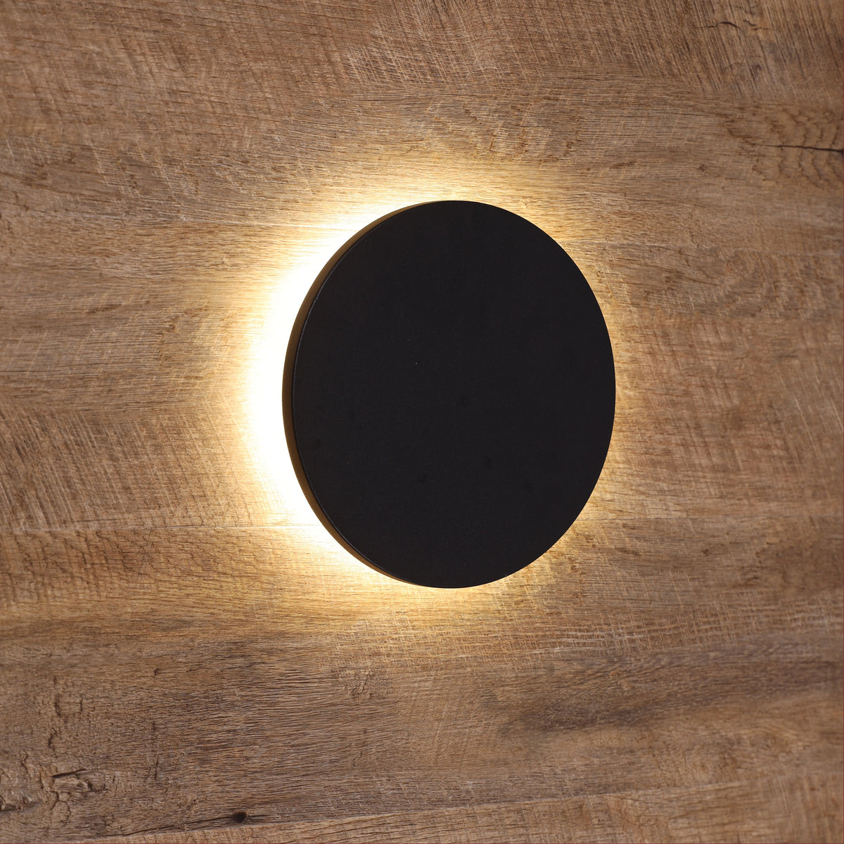 IP65 Wall Mounted Disk Light - Circo.20 Black