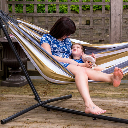 Vivere Brazilian Style Cotton Hammock - Desert Moon