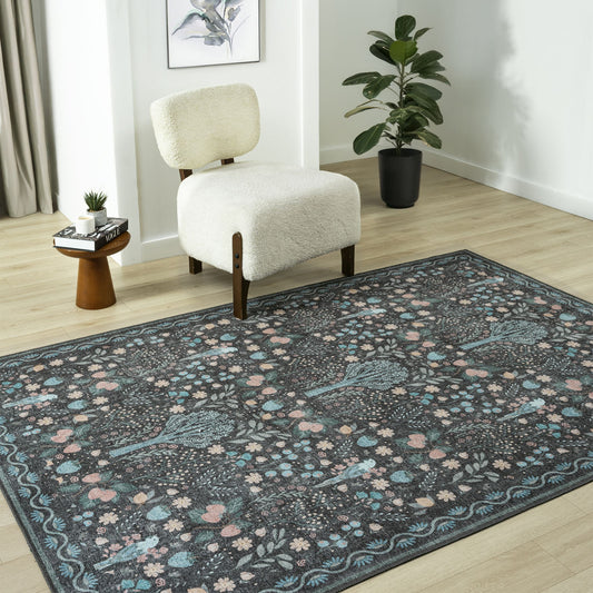 Vintage 747 Charcoal Rug