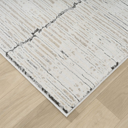 Weston 733 Stone Contemporary Hallway Runner