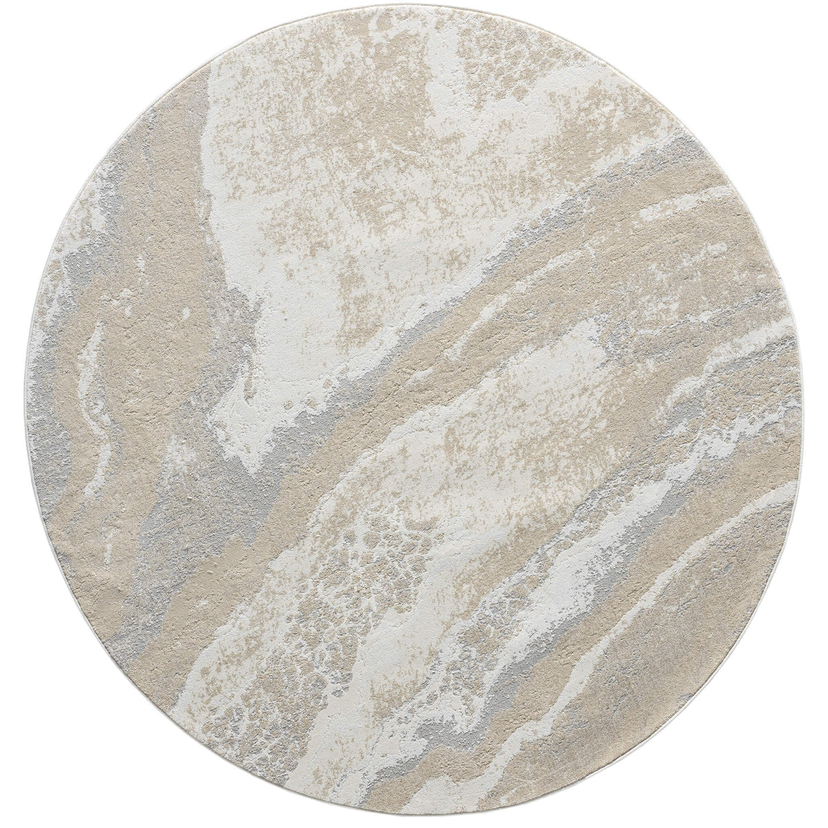 Weston 735 Slate Contemporary Round Rug