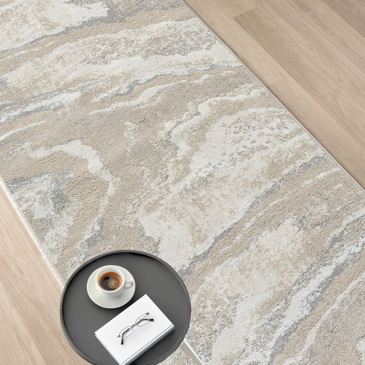 Weston 735 Slate Contemporary Hallway Runner