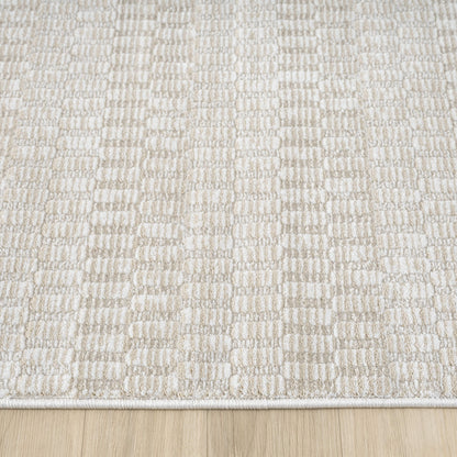 Weston 736 Vanilla Contemporary Hallway Runner