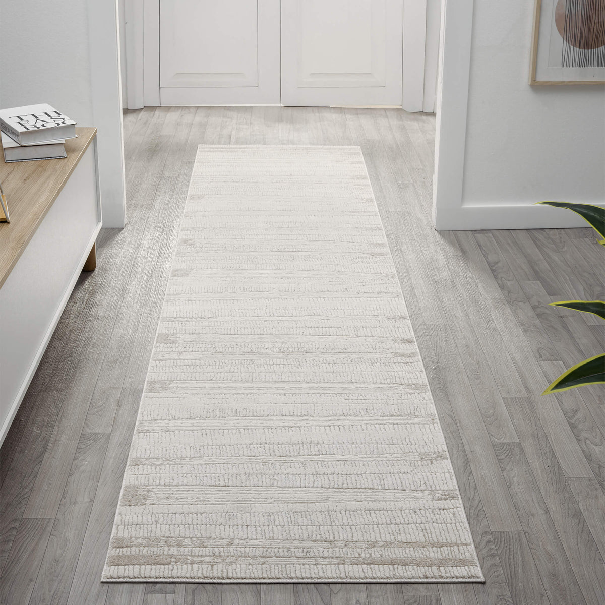 Weston 737 Linen Contemporary Hallway Runner