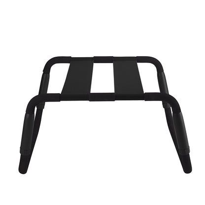 Sex Chair Adjustable Height Black PU Seat