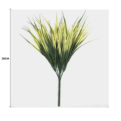 Yellow Tipped Grass Stem UV Resistant 35cm - Image 2