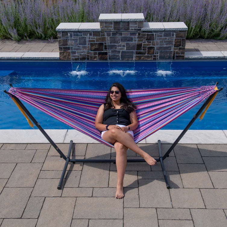 Vivere Latin Double Cotton Hammock - Fiesta