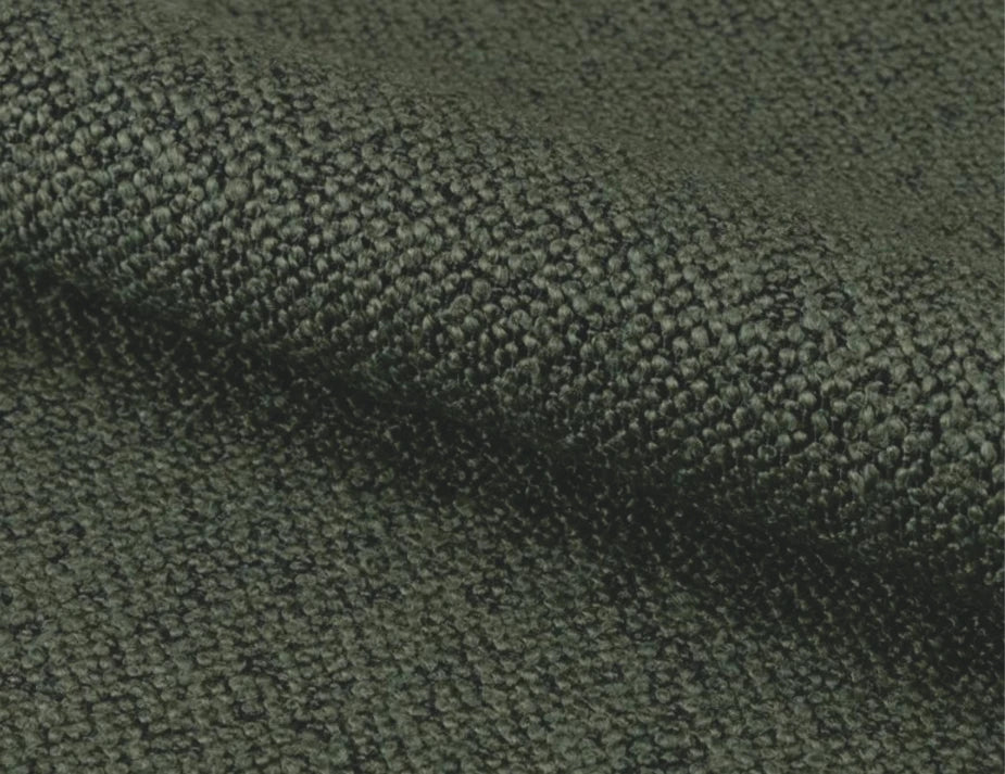Akito Dining Chair - Natural - Hunter Green Fabric