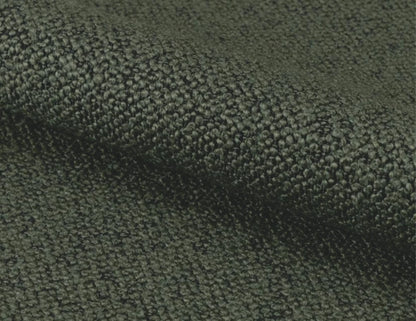 Akito Dining Chair - Natural - Hunter Green Fabric