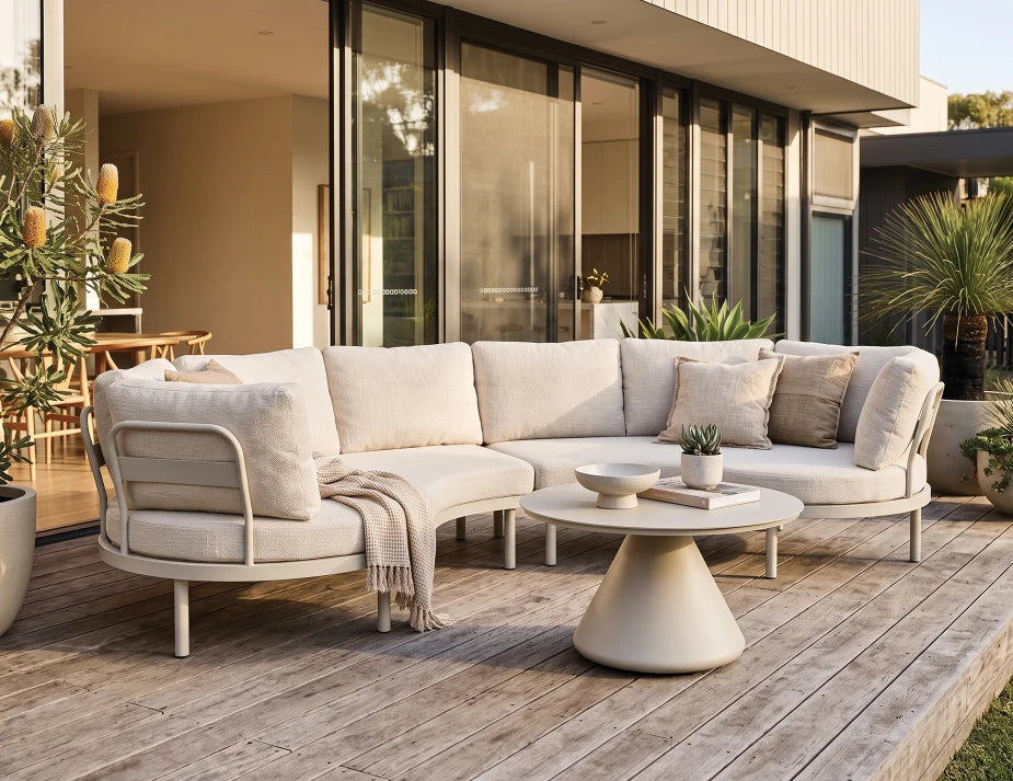 Aluna Sofa Return Ends - Latte - Outdoor
