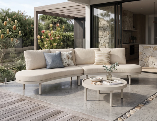 Aluna Sofa Open Ends - Latte - Outdoor