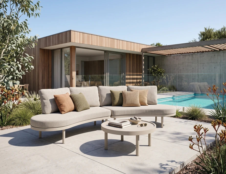 Aluna Coffee Table - Latte - Outdoor