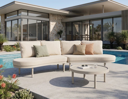 Aluna Coffee Table - Latte - Outdoor