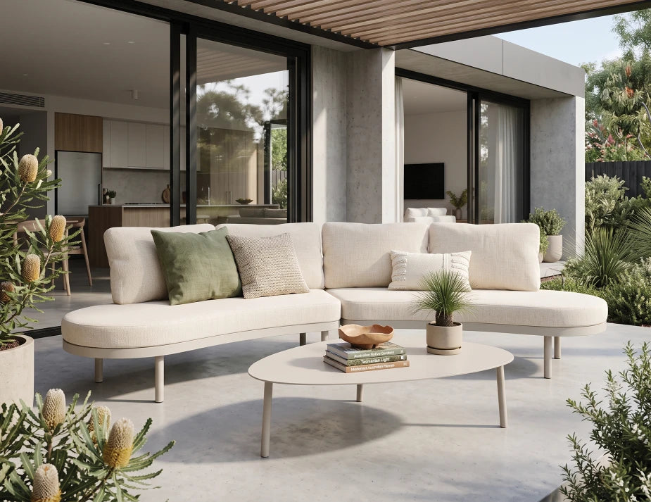 Cetara Coffee Table - Outdoor - Large - Latte