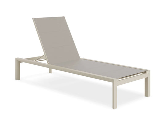 Alvor Sun Lounge - Latte - Biscuit Mesh