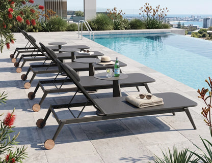 Amalfi Sun Lounge - Charcoal