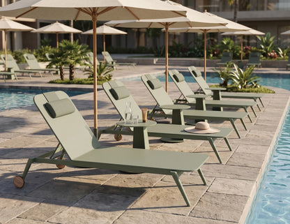 Amalfi Sun Lounge - Green
