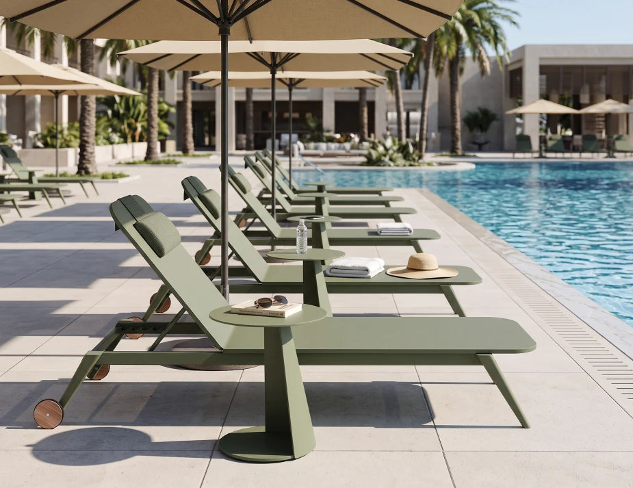 Amalfi Sun Lounge - Green