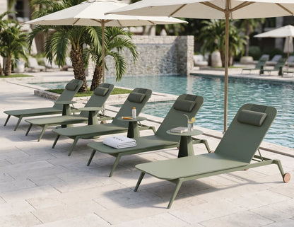 Amalfi Sun Lounge - Green